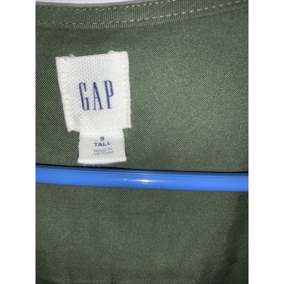 Gap Wrap Culotte Jumpsuit Sz Small Tall Monterrey Modal/Poly Cinched Waist - Picture 7 of 10